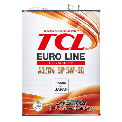 Масло моторное TCL Euro Line SP ACEA A3/B4, 5W-30, 4л E0040530A3B4