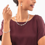 Серьги Coeur de Lion White-Silver 3018/21-1417