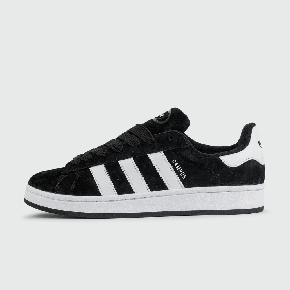 Кроссовки Adidas Campus 00s Black White 2 with Fur