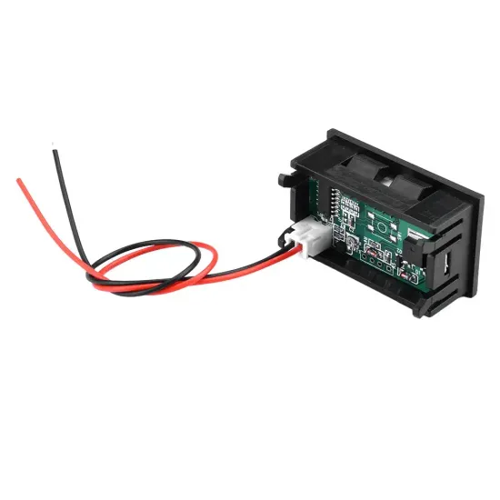 Индикатор заряда аккумулятора 12-72V водонепроницаемый красный