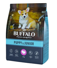 Mr.Buffalo 2кг Puppy&amp;Junior Сухой корм для щенков Индейка