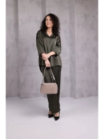 Сумка через плечо маленькая натуральная замша