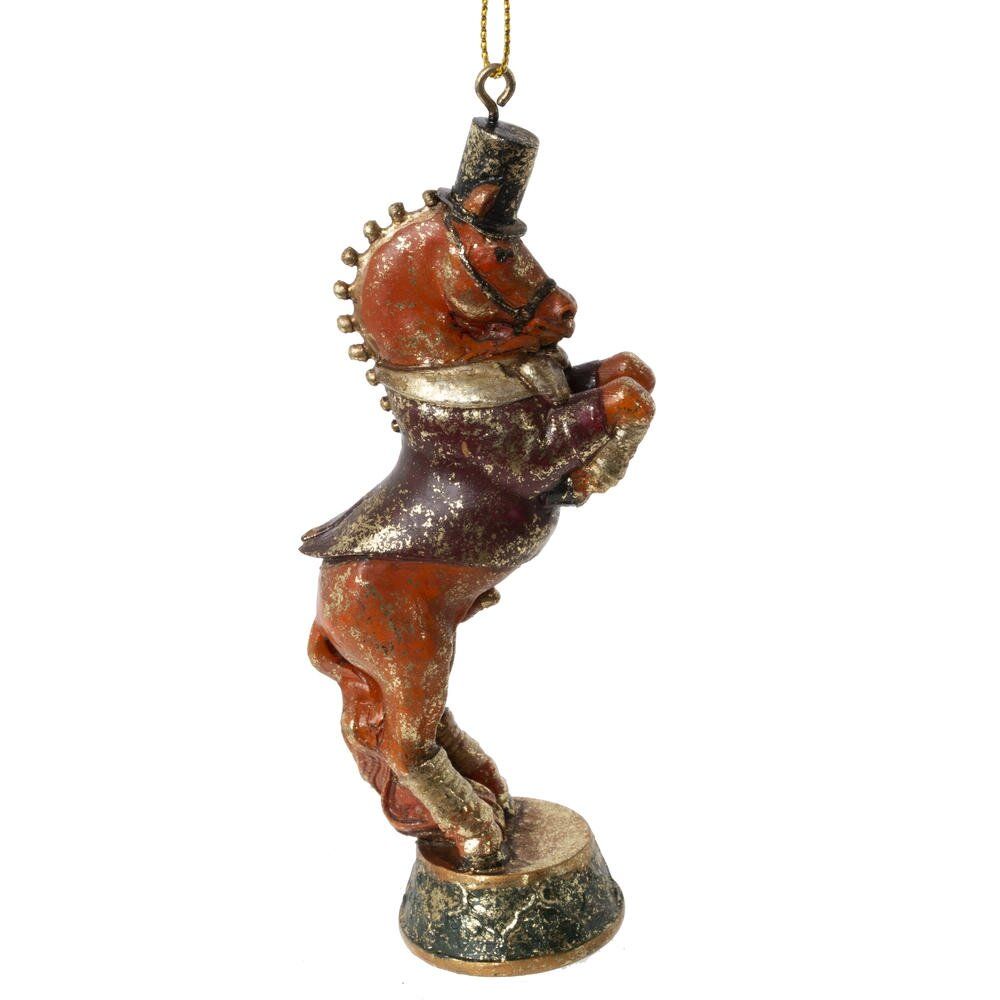 GAEM Фигурка декоративная подвесная"Лошадь", L5,5 W3,5 H13 см