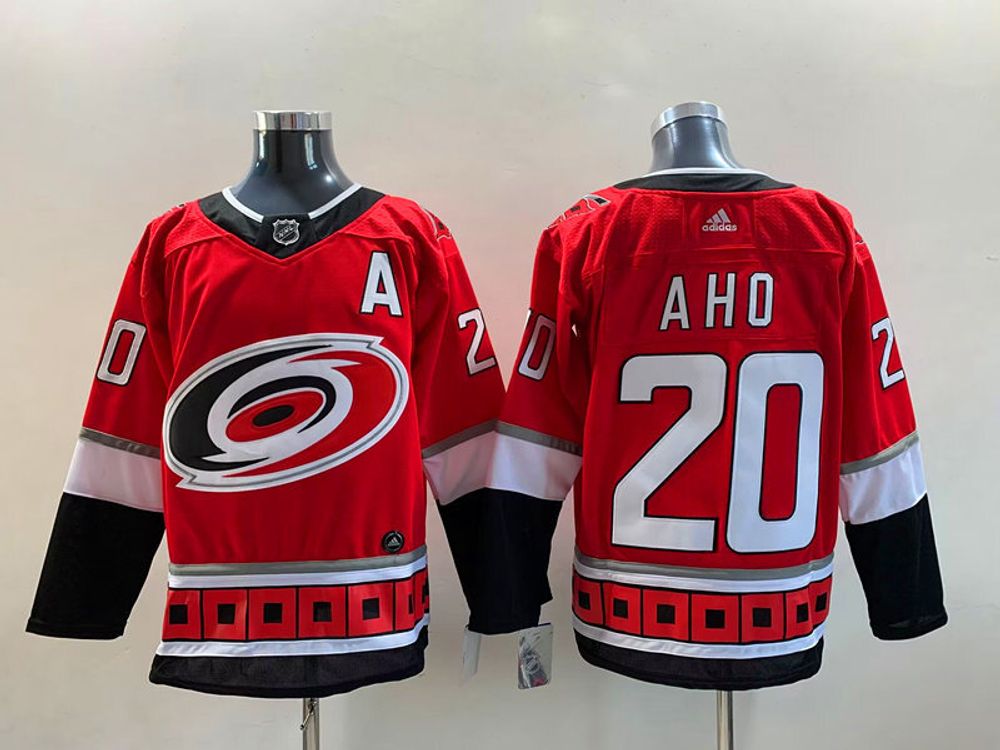 Купить хоккейный свитер НХЛ Carolina Hurricanes  Себастьяна Ахо в Москве - ADIDAS REVERSE RETRO 2022