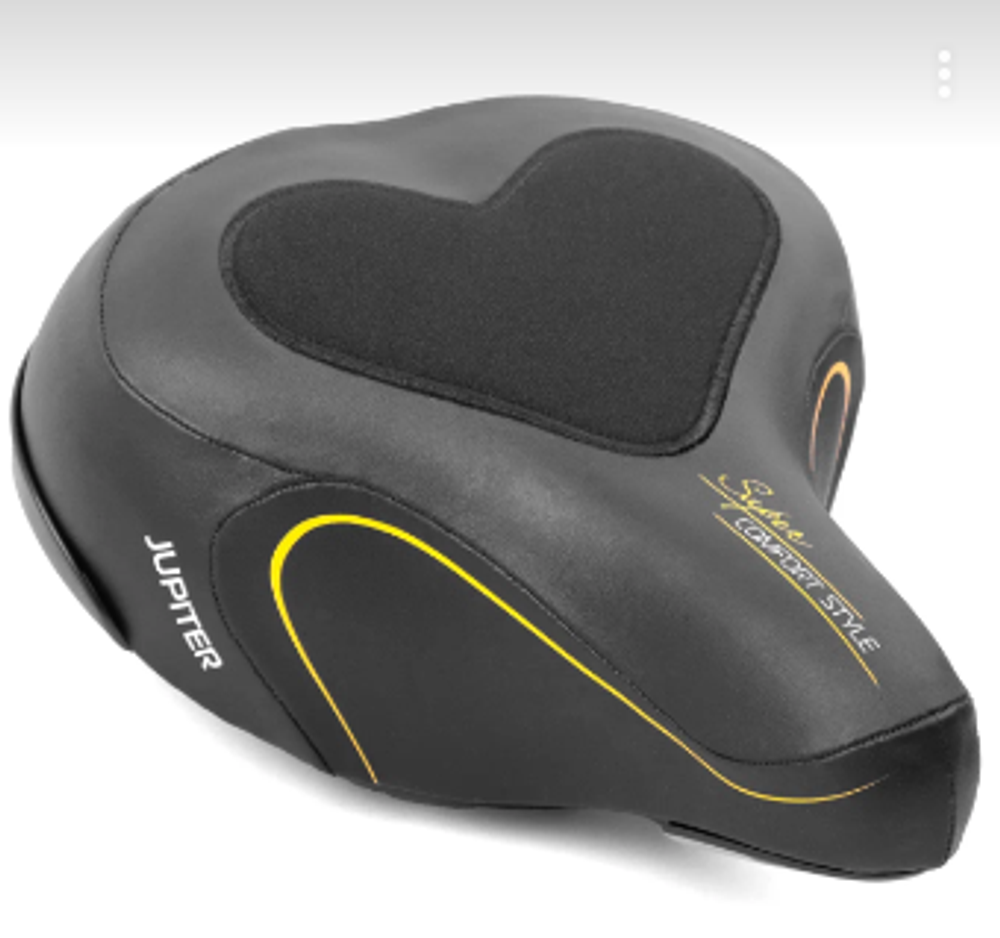 Седло комфортное с гелем, 260*230мм, европодвес Vinca Sport VS 03 jupiter