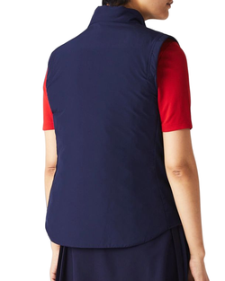 Женская теннисная жилетка Lacoste Sport Quilted Golf - navy blue