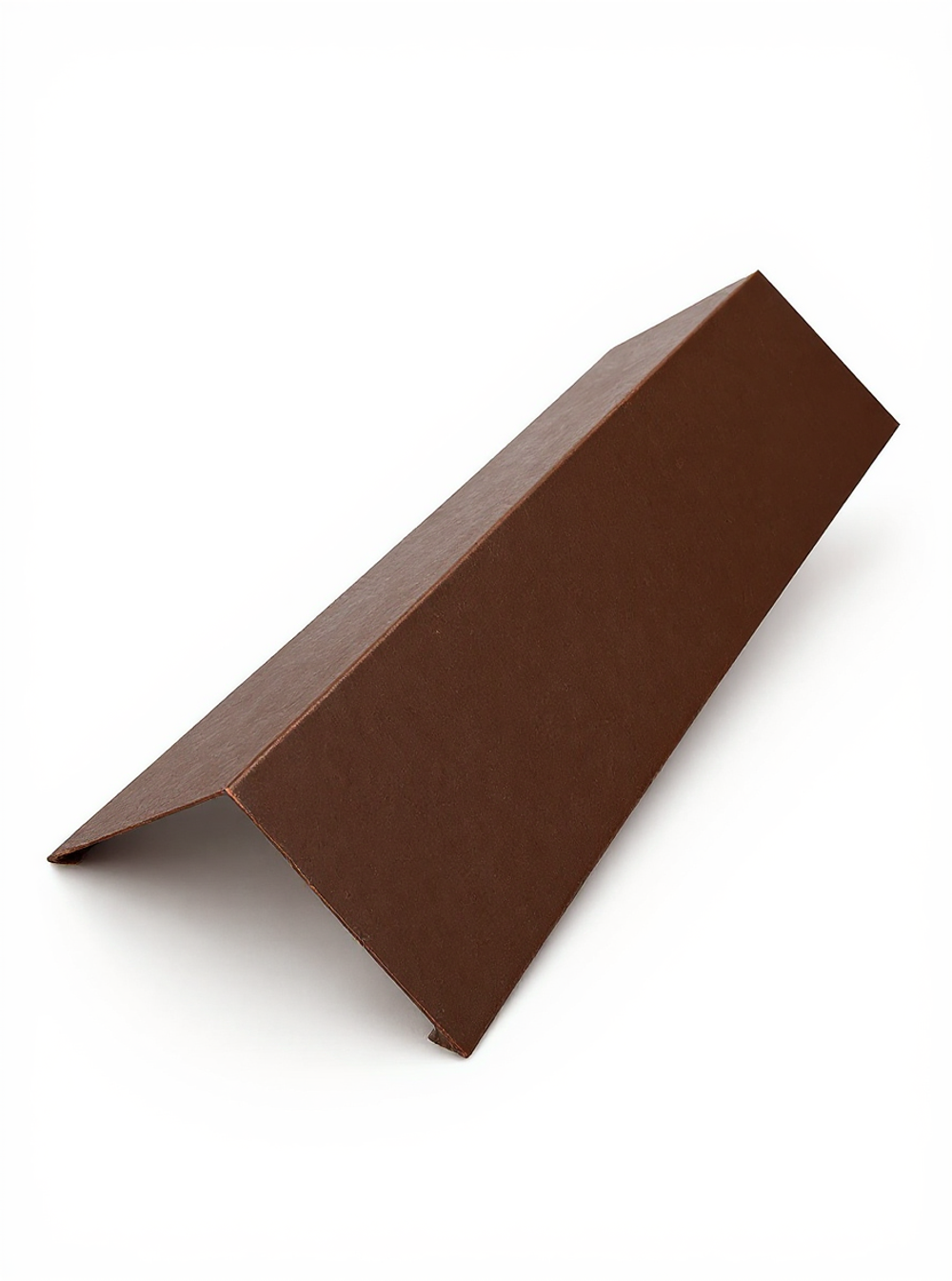 Конёк кровельный (планка конька плоского), 145*145*2000мм, Комплект 2шт, RAL8017, 0,45мм