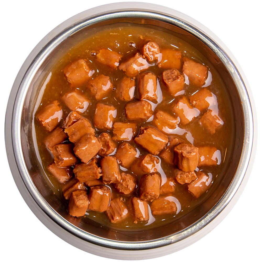 Влажный корм для собак с лососем паучи Monge Dog Grill 0,1кг