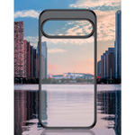 Чехол для Google Pixel 9 / Pixel 9 Pro черный с прозрачной матовой задней панелью WLONS