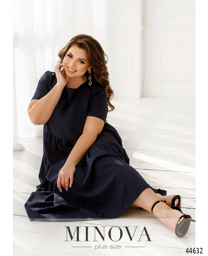 Платье 17-259-синий Minova