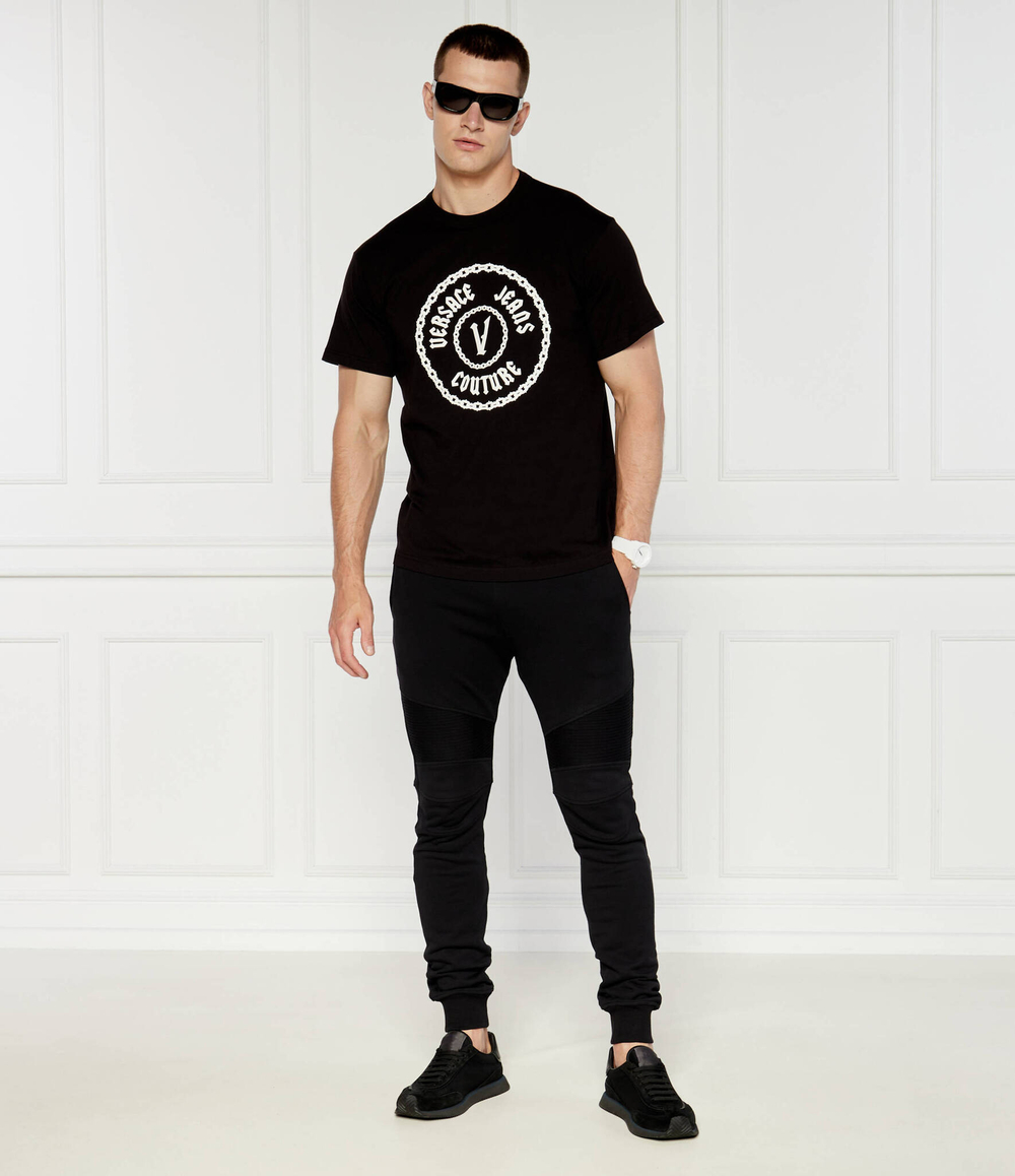 Футболка Versace Jeans Couture - черный(77GAHT03CJ00T)