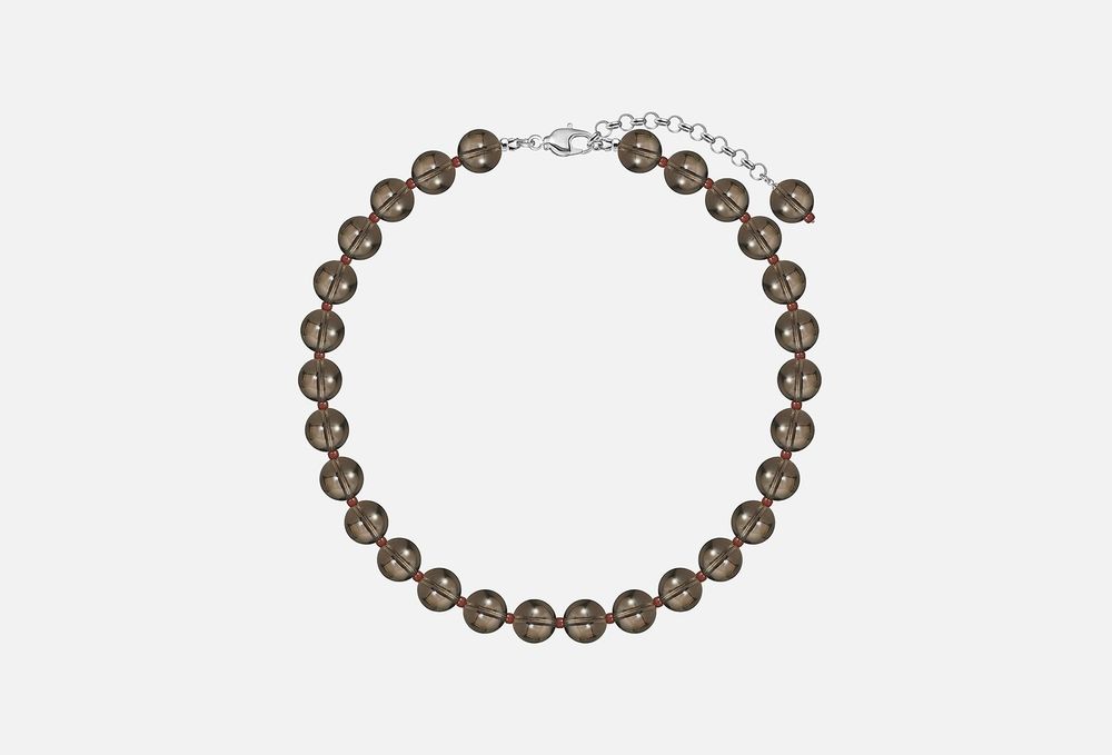 CHUCHERIA Колье BROWN GLASS