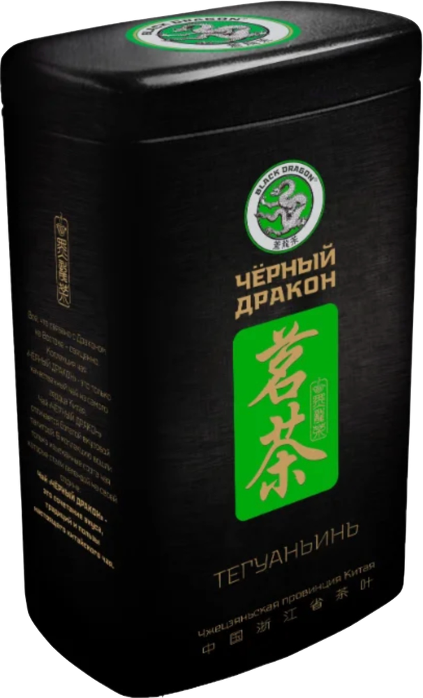 Чай улун Black dragon Тегуаньинь жестяная банка, 100 г