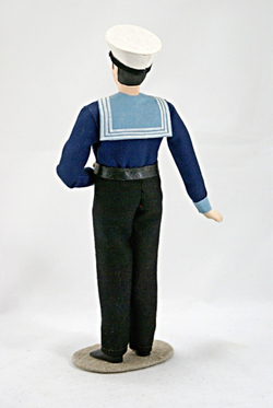 Кукла коллекционная Боцман в военном мундире