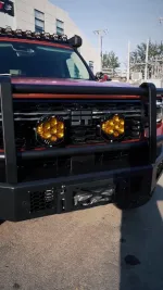 Силовой бампер с дугой и доп. светом для Jetour G700 2025+ Джетур стальной бампер кенгурятник