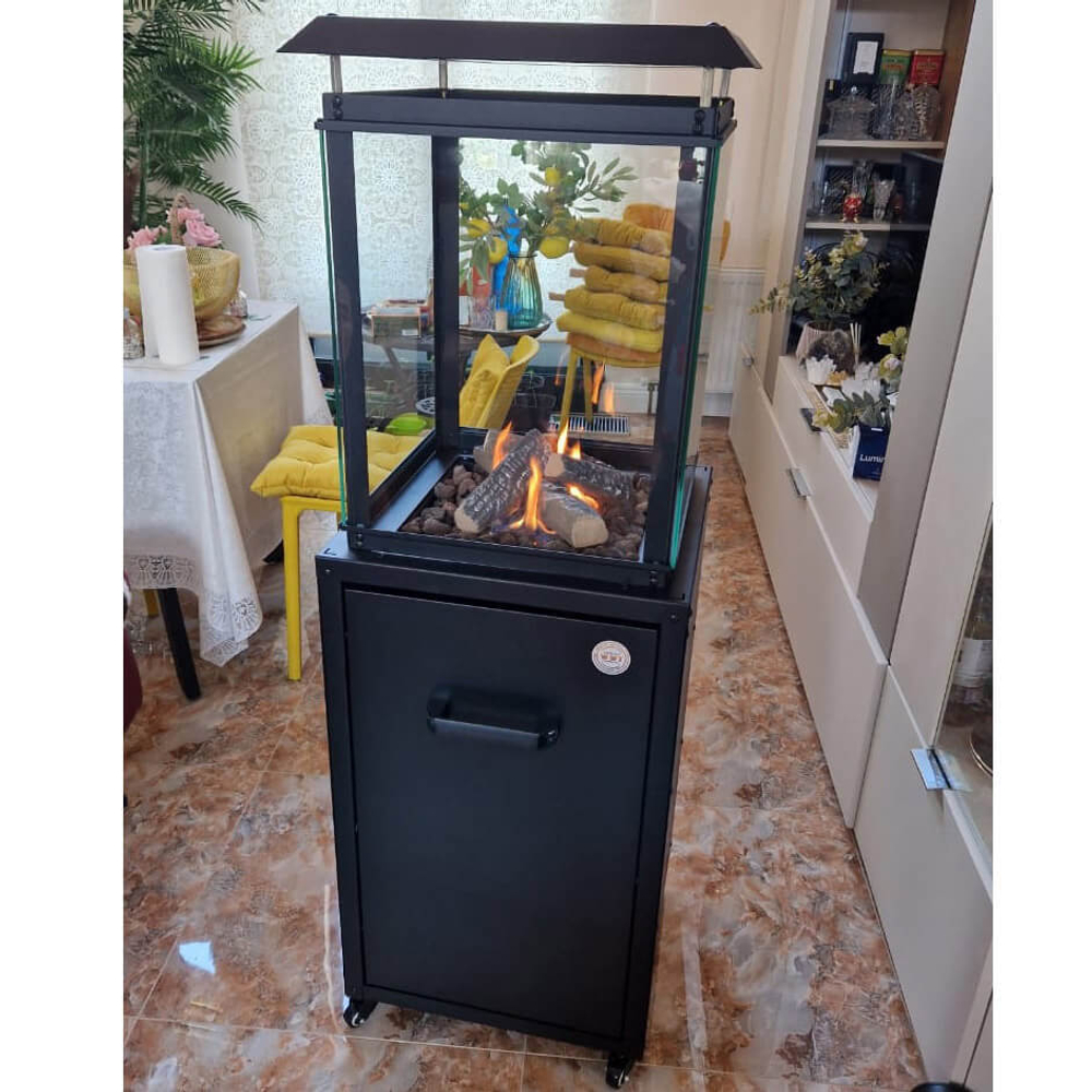 Уличный газовый обогреватель WWT 13M Black + Чехол