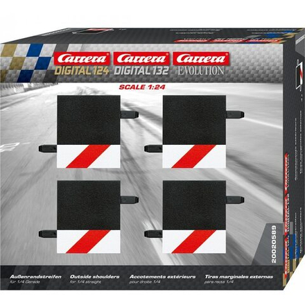 Carrera EVO / DIGITAL 124/132 - Расширение гусеницы 1/4 прямой 20589 / артикул   20589  / GTIN 4007486205895