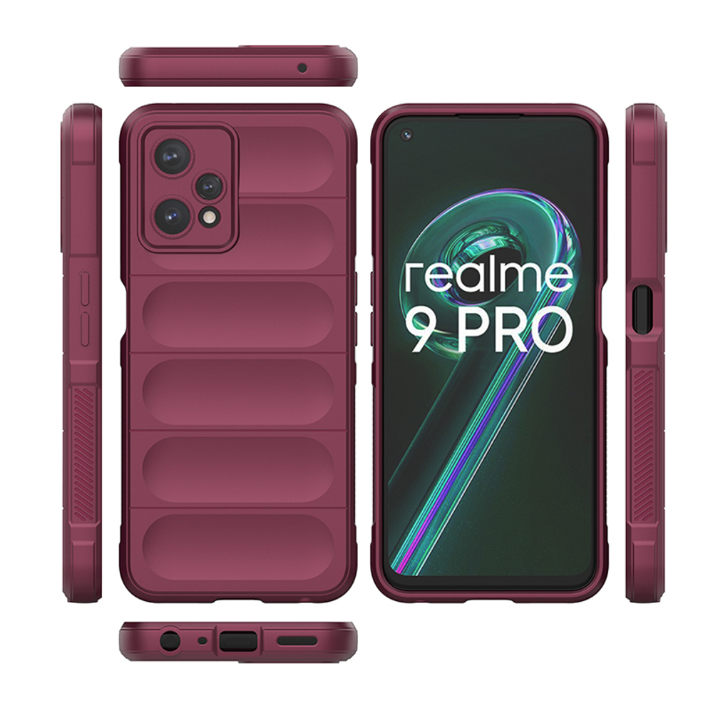 Противоударный чехол Flexible Case для Realme 9 Pro+