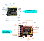 Набор KS0555 Keyestudio Mini Caterpillar танк-робот V3.0  (Arduino)