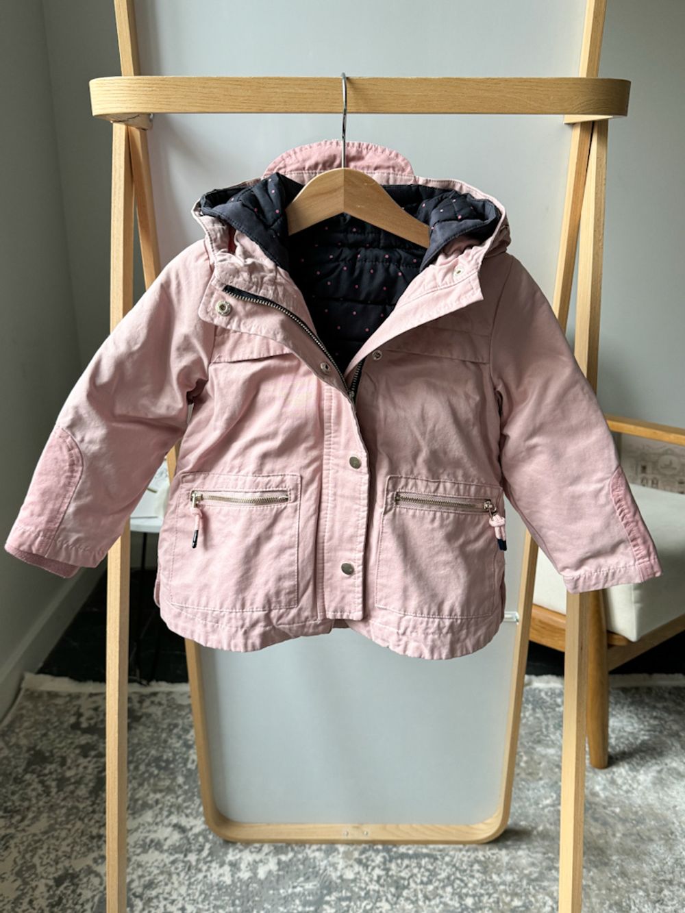 Куртка Zara со съемным подкладом, 98