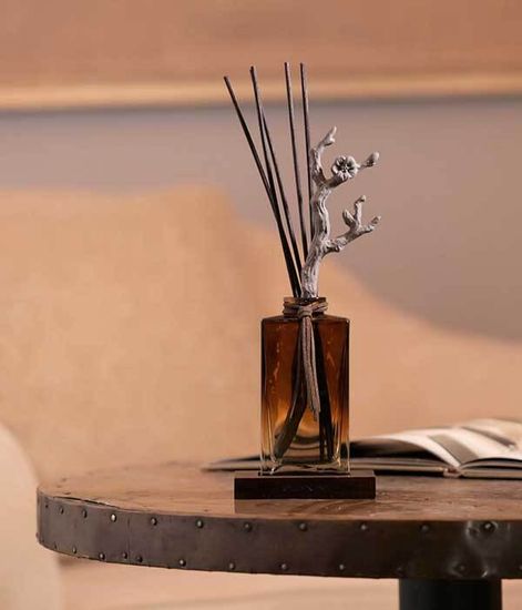 Golden Amber, ароматический диффузор с необычными палочками, Chando