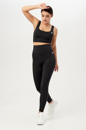 Легинсы с высокой талией и боковым швом