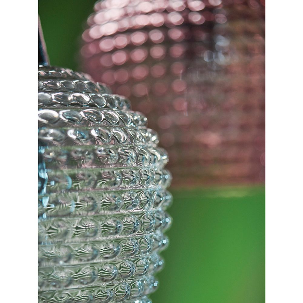 Светильник подвесной каскадный Aurora, 110х18 см, сливовый/зеленый/серый