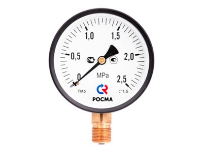 Манометр 50мм ТМ-210Р.00(0-2,5MPa)M12х1,5.2,5. О2 ЗП