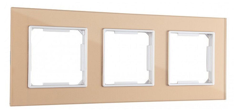 Рамка на 3 поста Arte Milano am-503.02 503.02-3.shampan
