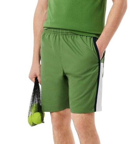 Теннисные шорты Lacoste Sport Colourblock Panels Lightweight - green/white/navy