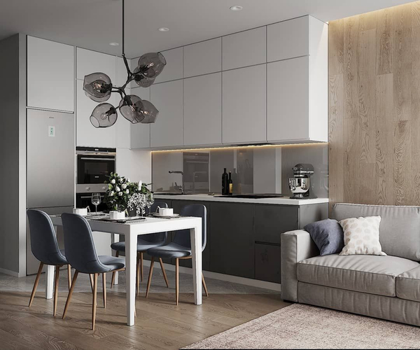 Примеры современных дизайнов кухонь из интернета