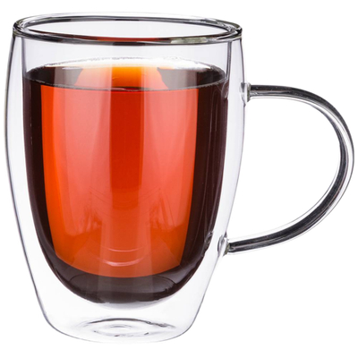 КРУЖКА С ДВОЙНЫМИ СТЕНКАМИ "DOUBLE-WALL" 320 МЛ. ДИАМЕТР=8 СМ. ВЫСОТА=11,5 СМ. 250-133 L