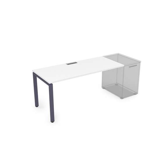 СДТ-П.979 Стол рабочий прямолинейный, приставной (1400*700*750)