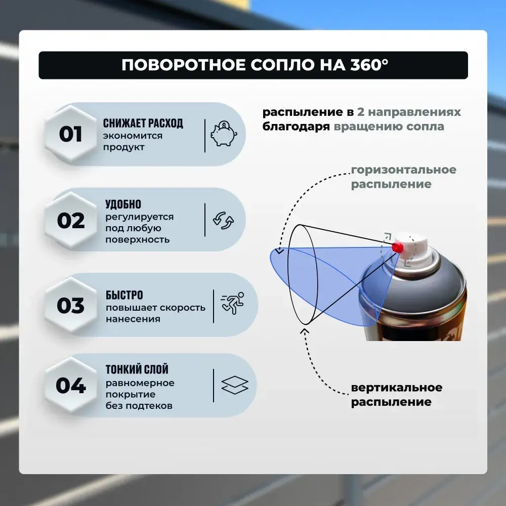 DETON UNIVERSAL  Аэрозольная грунтовка акриловая быстросохнующая Серая 520мл