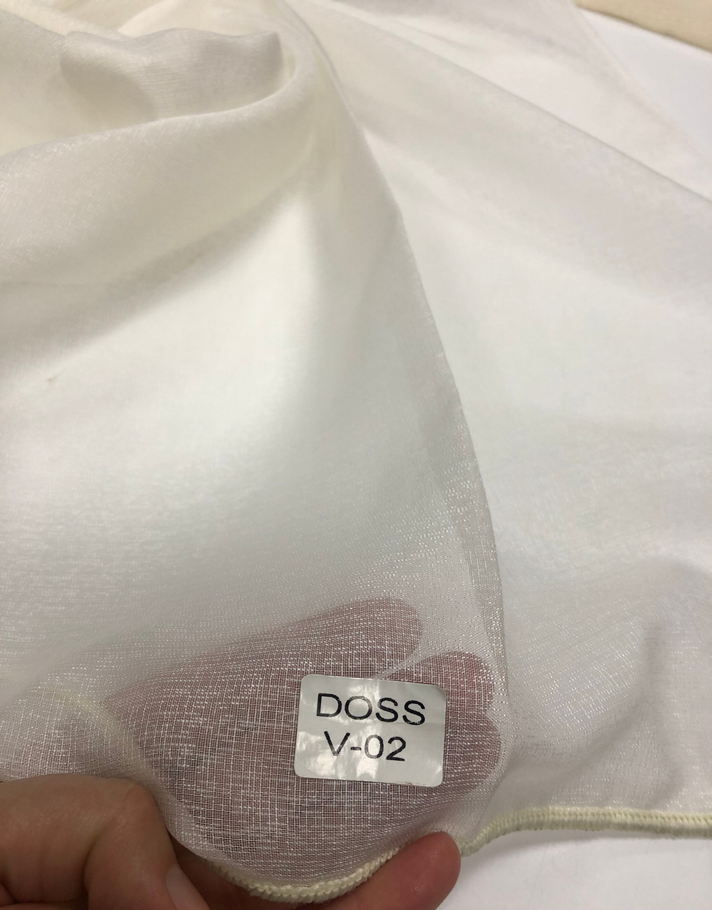 Тюль французский кристалон Arya арт Doss col. v-02 молочный