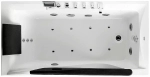 Ванна акриловая Gemy Glass Panel G9055 K 181x92 белая с гидромассажем