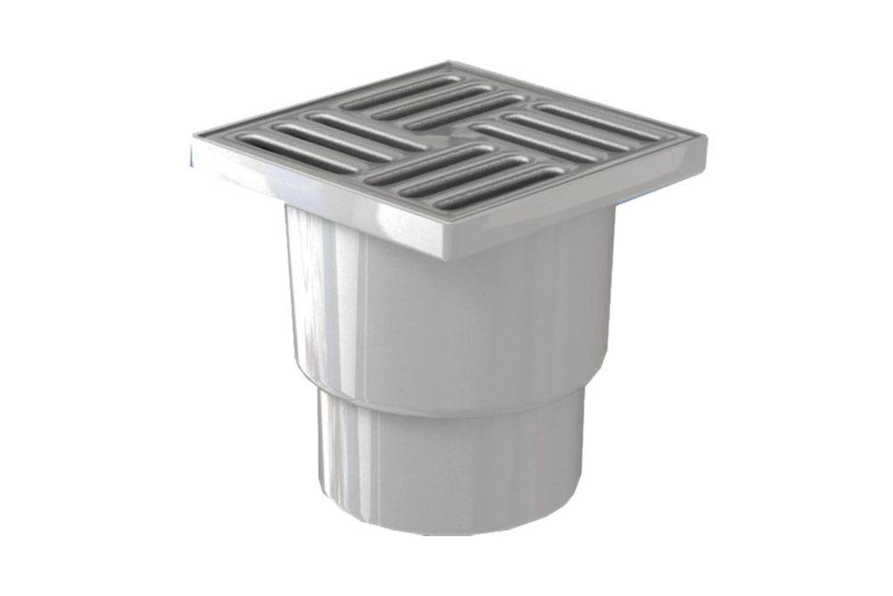 Трап 110 вертикальный решетка-нерж.сталь (150х150) ТА1212АНИ