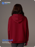 Худи с капюшоном женская ТР, бордо