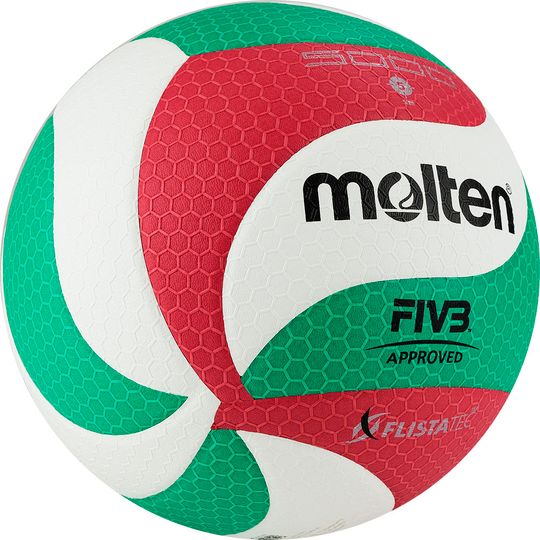 Мяч волейбольный MOLTEN V5M5000-DE р. 5, FIVB Approved