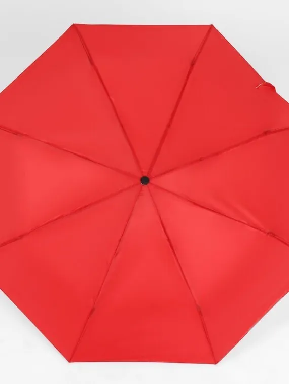 Зонт механический «Однотонный», 3 сложения, 8 спиц, R = 46 см, цвет МИКС
