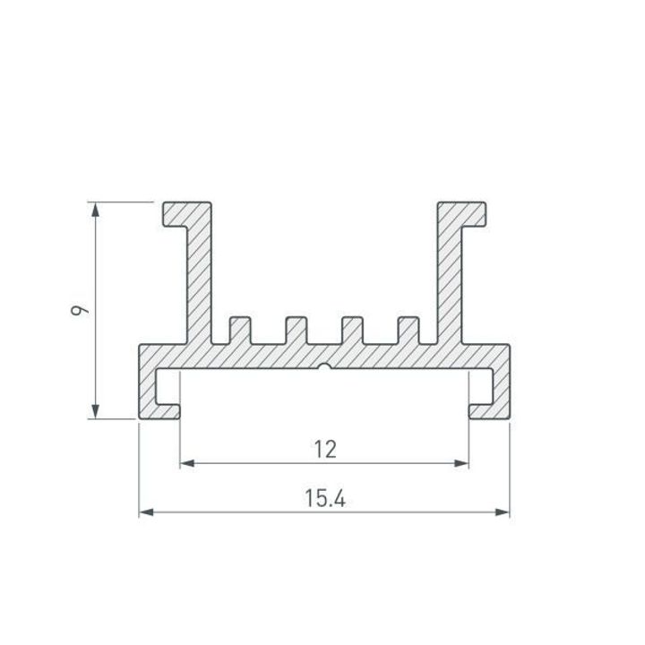 Основание для ленты Arlight SL-Line-2522-2500 033415