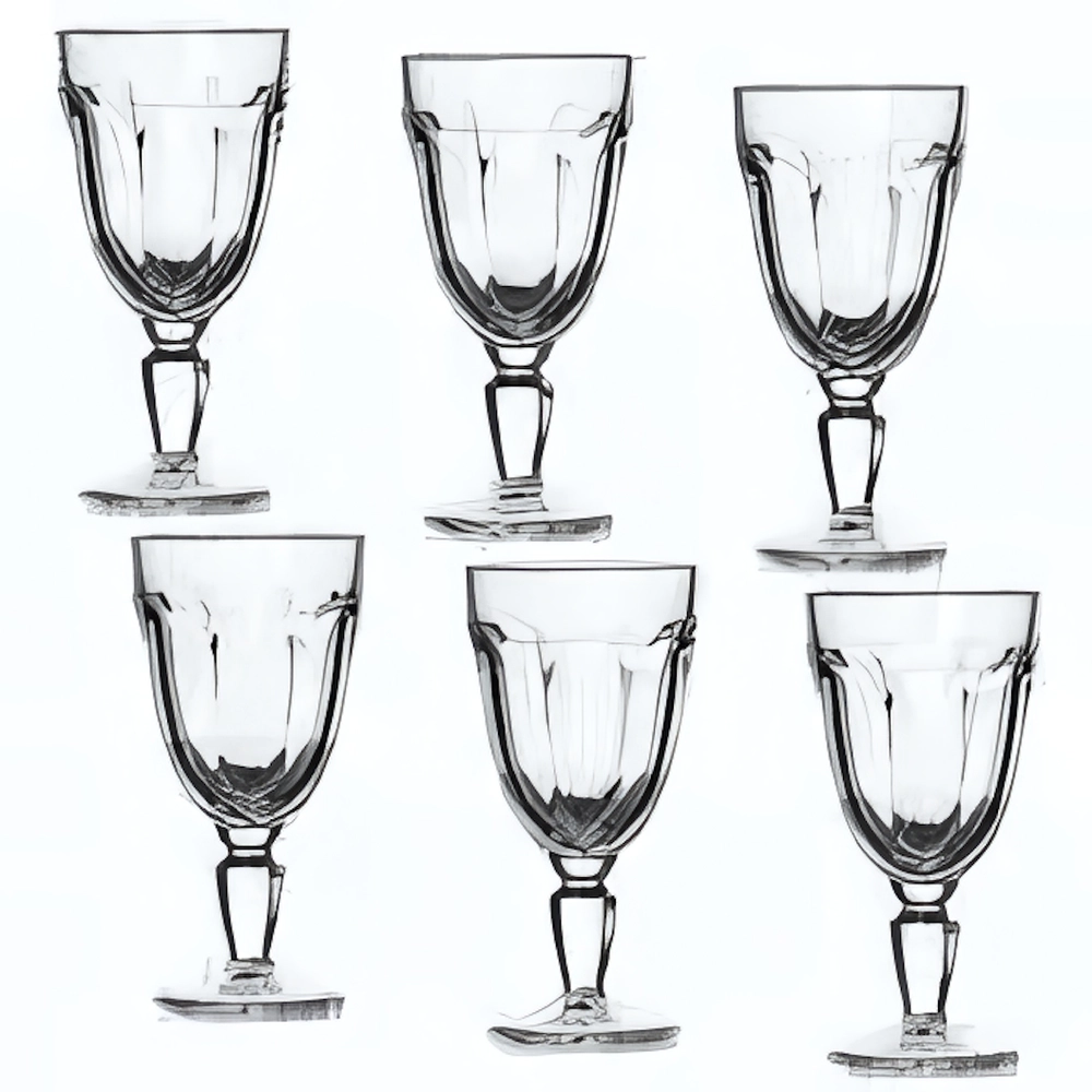 Набор бокалов для вина 6шт 235мл «Касабланка» 51258B