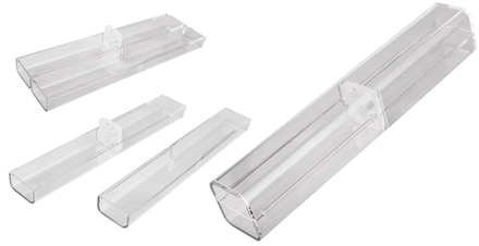 Пенал пластиковый прозрачный для авто-ручки