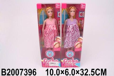 Кукла тип Модель беременная коробка FB076