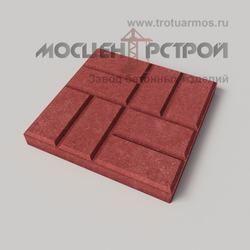 Тротуарная плитка 8 кирпичей 300х300х30