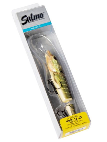 Воблер плавающий двухсост. Salmo PIKE JDR 13/RPE