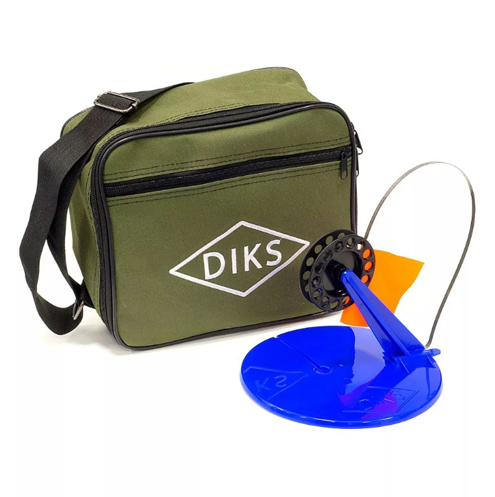 Набор жерлиц Дикс-2 в сумке АСГАРД с индивидуальными ячейками, 10 штук в комплекте