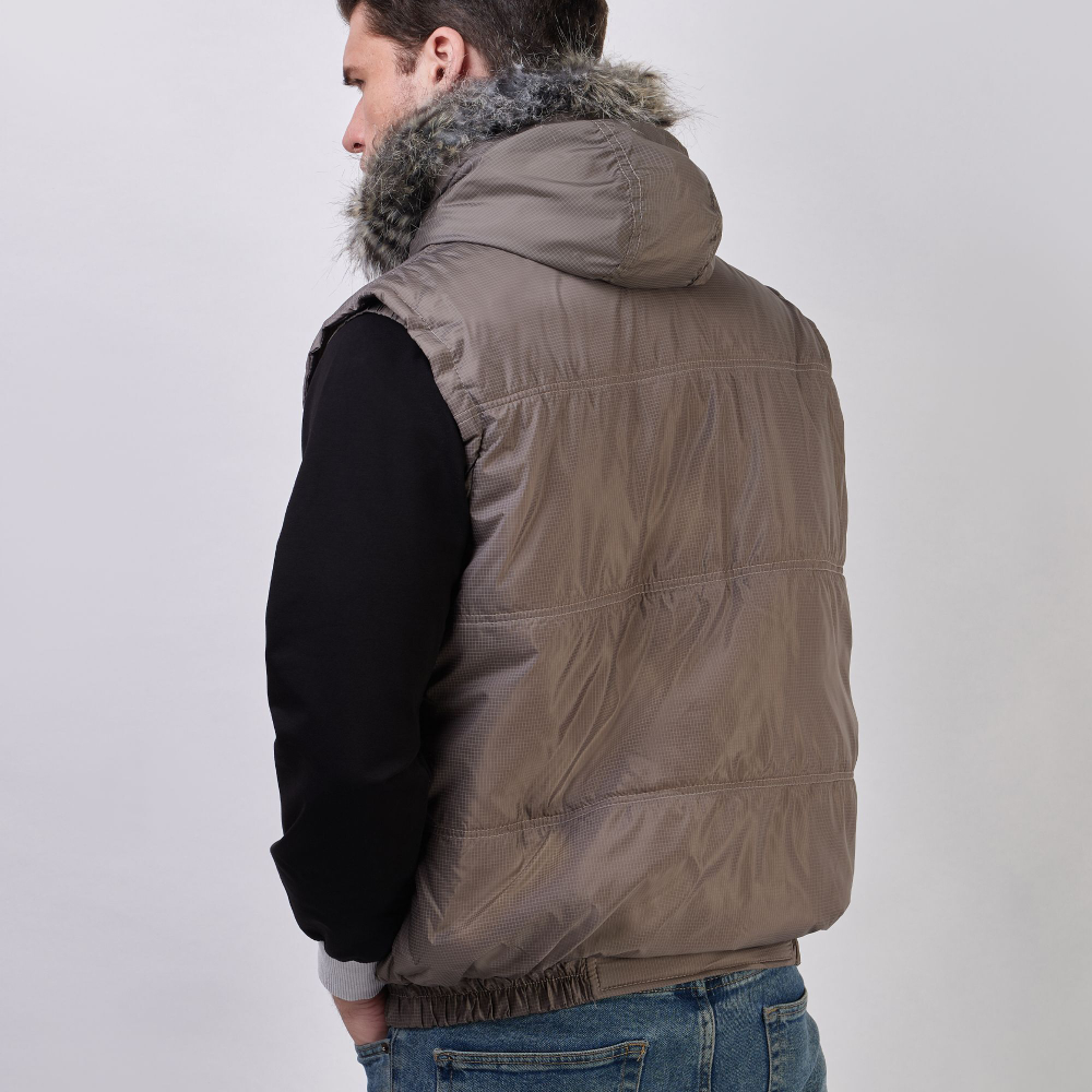 Жилет утеплённый Prival Валдай 56-58, тёмно-бежевый