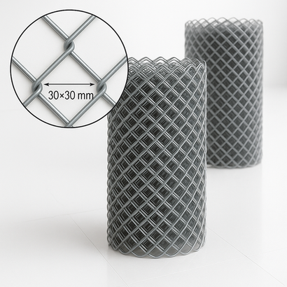 Сетка рабица 30х30 ф1,6мм (оцинкованная)