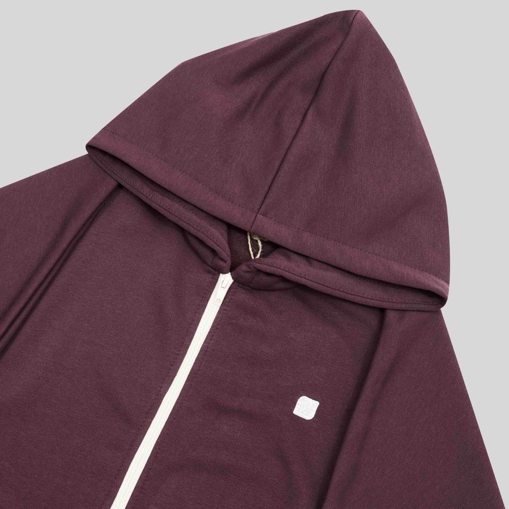 Худи One Two Zip-Up Hoodie Logo Catawba Grape фиолетовый